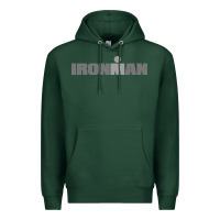 Sports Green Ironman Premium Hoodie - artisFamous