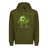 Army Green MIKE WAZOWSKI Premium Hoodie - artisFamous