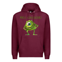Burgundy MIKE WAZOWSKI Premium Hoodie - artisFamous