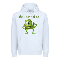 White MIKE WAZOWSKI Premium Hoodie - artisFamous