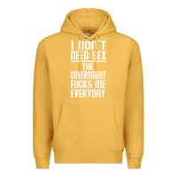 Mustard the government fucks me everyday Premium Hoodie - artisFamous