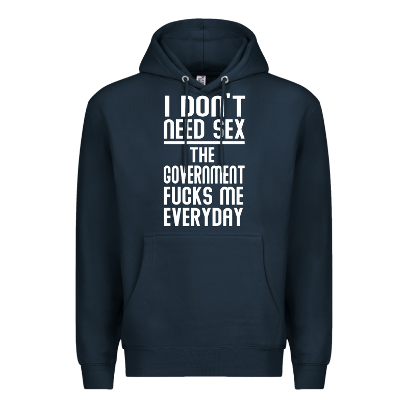 The Government Fucks Me Everyday Premium Hoodie by artisFamous | Teevron