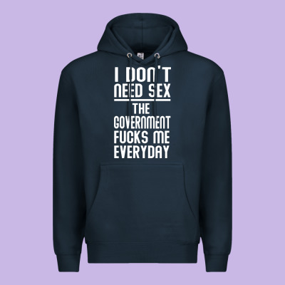 The Government Fucks Me Everyday Premium Hoodie Designed By Artisfamous