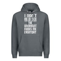 Rock the government fucks me everyday Premium Hoodie - artisFamous