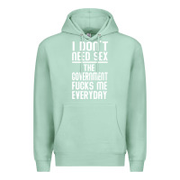Seafoam the government fucks me everyday Premium Hoodie - artisFamous
