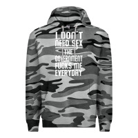 Slate Camo the government fucks me everyday Premium Hoodie - artisFamous
