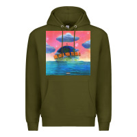 Army Green lil tecca - we love you tecca 2 Premium Hoodie - artisFamous