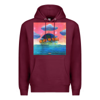 Burgundy lil tecca - we love you tecca 2 Premium Hoodie - artisFamous