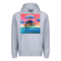 Heather Grey lil tecca - we love you tecca 2 Premium Hoodie - artisFamous