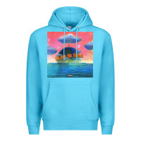 Ocean Blue lil tecca - we love you tecca 2 Premium Hoodie - artisFamous