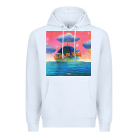 White lil tecca - we love you tecca 2 Premium Hoodie - artisFamous