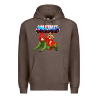 Coffee he man and battle cat Premium Hoodie - artisFamous