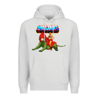 Dove Grey he man and battle cat Premium Hoodie - artisFamous