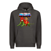Smoke he man and battle cat Premium Hoodie - artisFamous