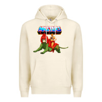 Tofu he man and battle cat Premium Hoodie - artisFamous