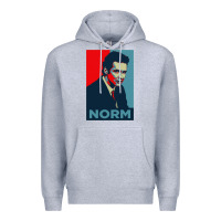 Heather Grey norm macdonald comedian Premium Hoodie - artisFamous