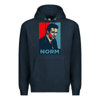 Navy norm macdonald comedian Premium Hoodie - artisFamous