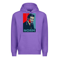 Purple norm macdonald comedian Premium Hoodie - artisFamous