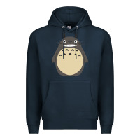 Navy ghibli elemental charms Premium Hoodie - artisFamous