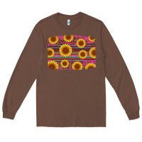 Chestnut cinco de mayo sunflower background Long Sleeve Tee - Artiststas