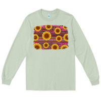 Matcha cinco de mayo sunflower background Long Sleeve Tee - Artiststas