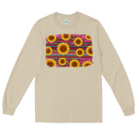 Mushroom cinco de mayo sunflower background Long Sleeve Tee - Artiststas