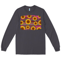 Smoke cinco de mayo sunflower background Long Sleeve Tee - Artiststas