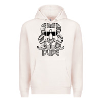 Pale Pink dude the big lebowski Premium Hoodie - artisFamous