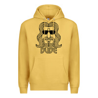 Antique Gold dude the big lebowski Premium Hoodie - artisFamous