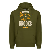 Army Green Brooks Personalized Name Birthday Gift Premium Hoodie - artisFamous