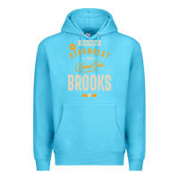 Ocean Blue Brooks Personalized Name Birthday Gift Premium Hoodie - artisFamous