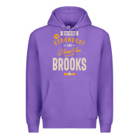 Purple Brooks Personalized Name Birthday Gift Premium Hoodie - artisFamous