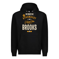 Black Brooks Personalized Name Birthday Gift Premium Hoodie - artisFamous