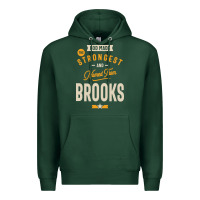 Sports Green Brooks Personalized Name Birthday Gift Premium Hoodie - artisFamous