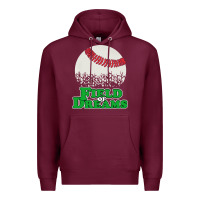 Burgundy field of dreams Premium Hoodie - artisFamous