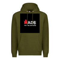 Army Green ironman triatlon Premium Hoodie - artisFamous