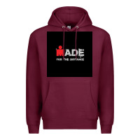 Burgundy ironman triatlon Premium Hoodie - artisFamous