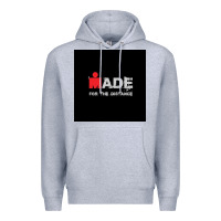 Heather Grey ironman triatlon Premium Hoodie - artisFamous