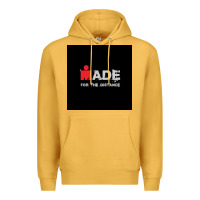 Mustard ironman triatlon Premium Hoodie - artisFamous