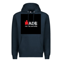 Navy ironman triatlon Premium Hoodie - artisFamous