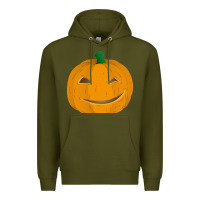 Army Green pumpkin Premium Hoodie - artisFamous
