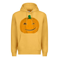 Mustard pumpkin Premium Hoodie - artisFamous