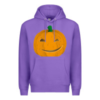 Purple pumpkin Premium Hoodie - artisFamous