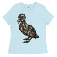 Baby Blue Baby Cayuga Duck Ladies Tee - LillyAllenDesigns