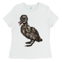 White Baby Cayuga Duck Ladies Tee - LillyAllenDesigns