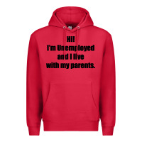 Cardinal i'm unemployed and i live with my parents Premium Hoodie - artisFamous