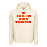 Tofu i'm unemployed and i live with my parents Premium Hoodie - artisFamous