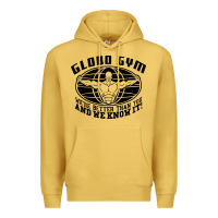 Antique Gold globo gym Premium Hoodie - artisFamous
