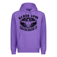 Purple globo gym Premium Hoodie - artisFamous