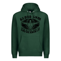 Sports Green globo gym Premium Hoodie - artisFamous